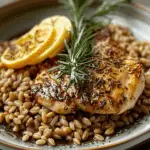 Lemon Rosemary Chicken Farro