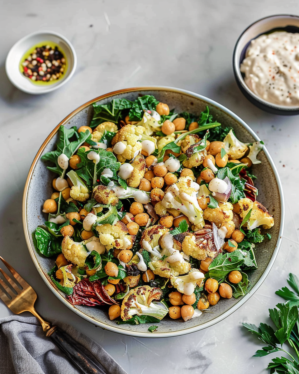 Roasted Cauliflower Salad