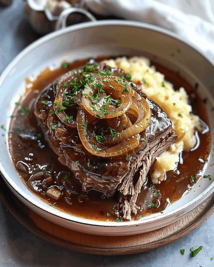 Savory French Onion Pot Roast Recipe