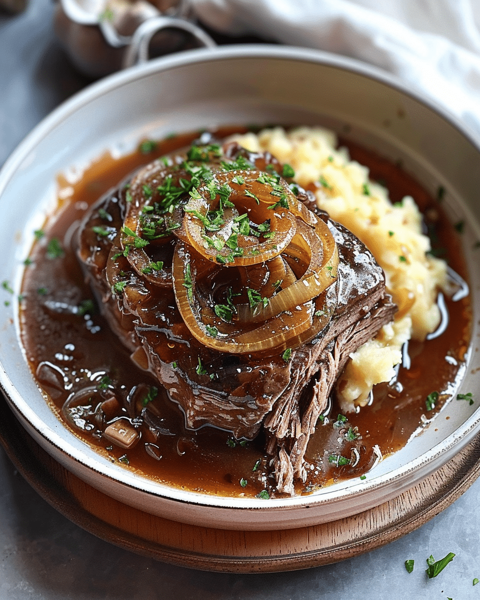 Savory French Onion Pot Roast Recipe
