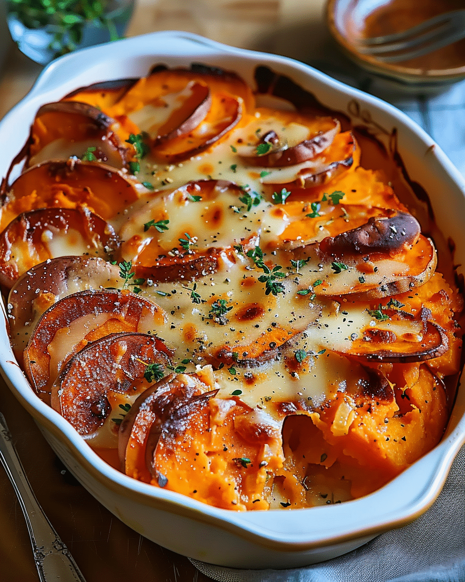 Scalloped Sweet Potatoes