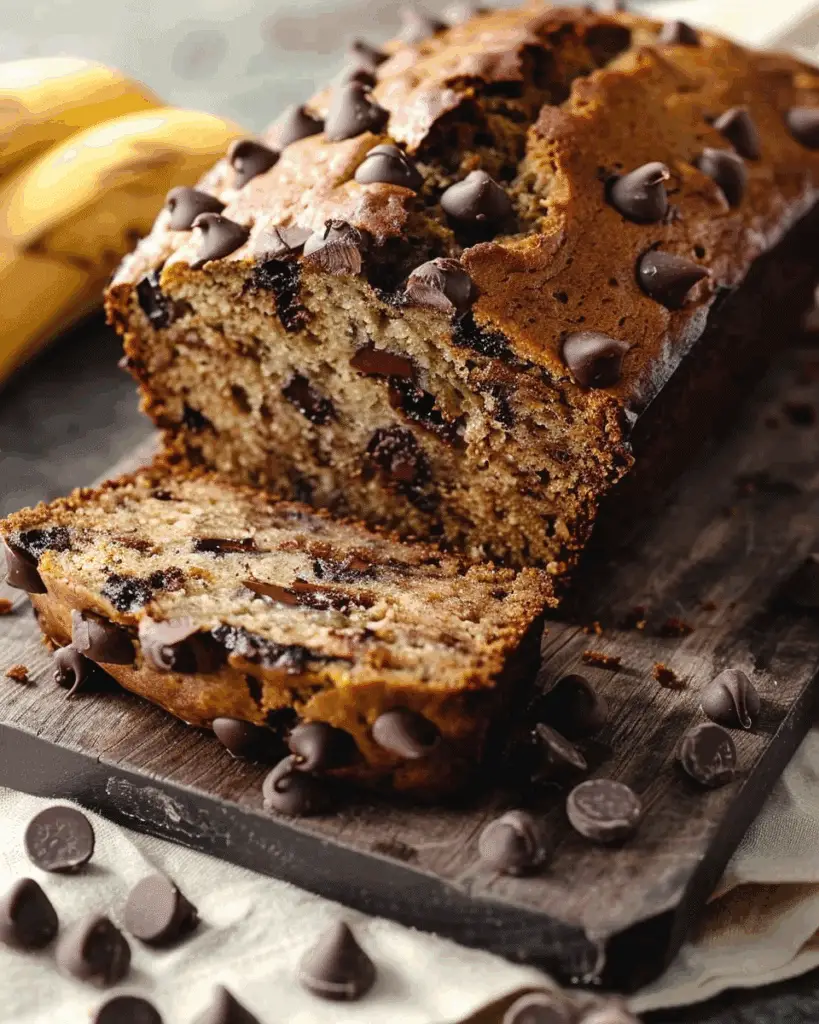 Super Moist Chocolate Chip Banana Bread