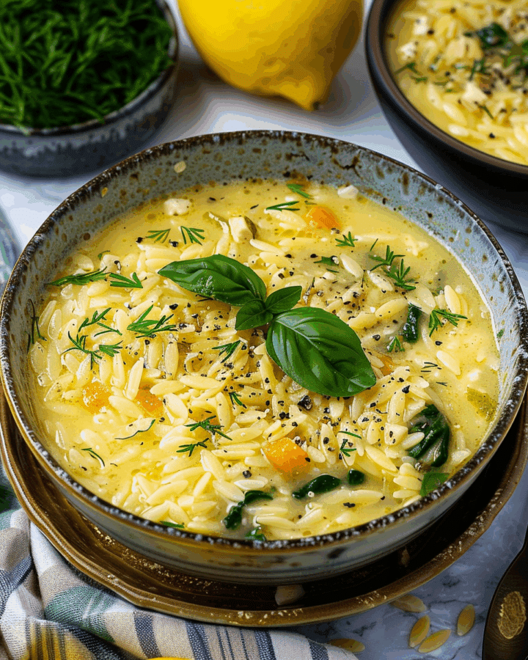 Vegan Avgolemono Soup