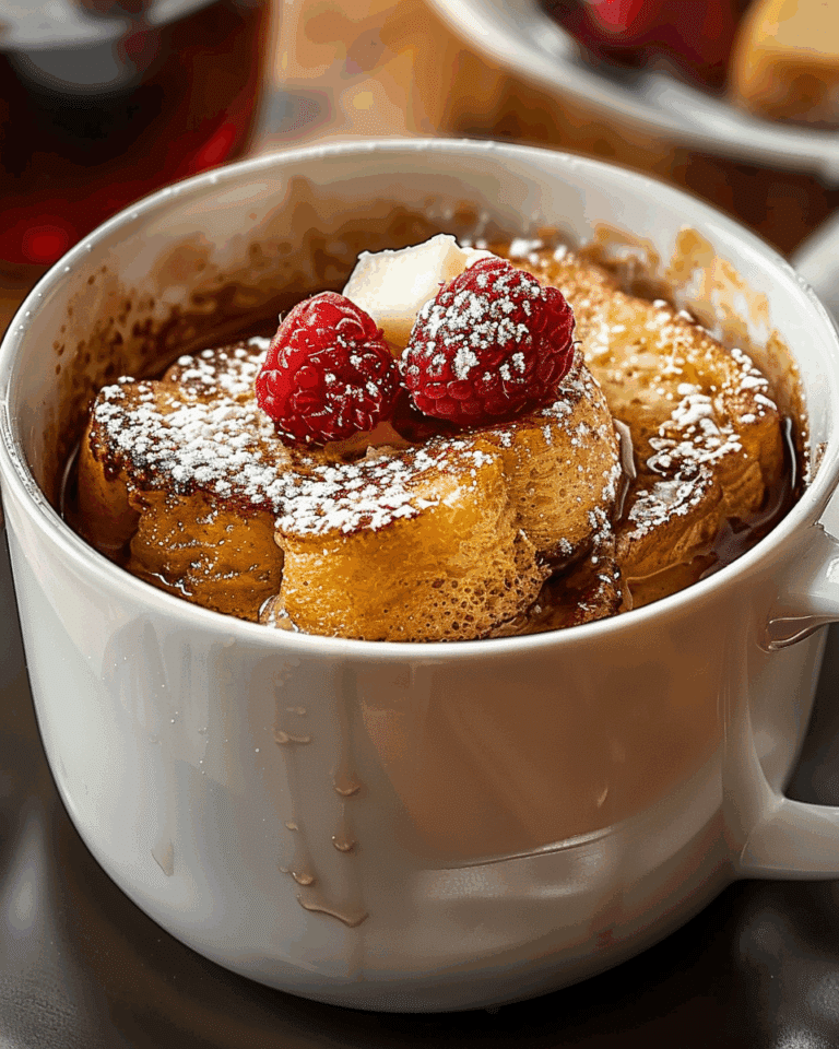 Easy French Toast Mug Recipe