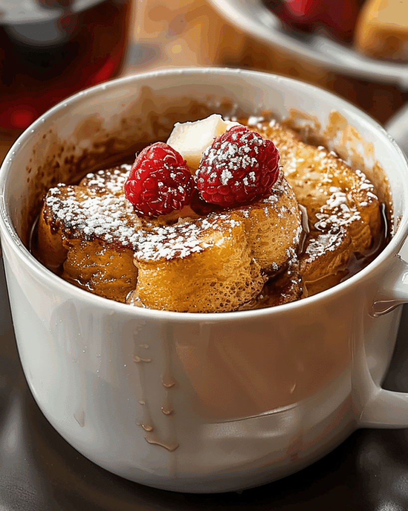 Easy French Toast Mug Recipe