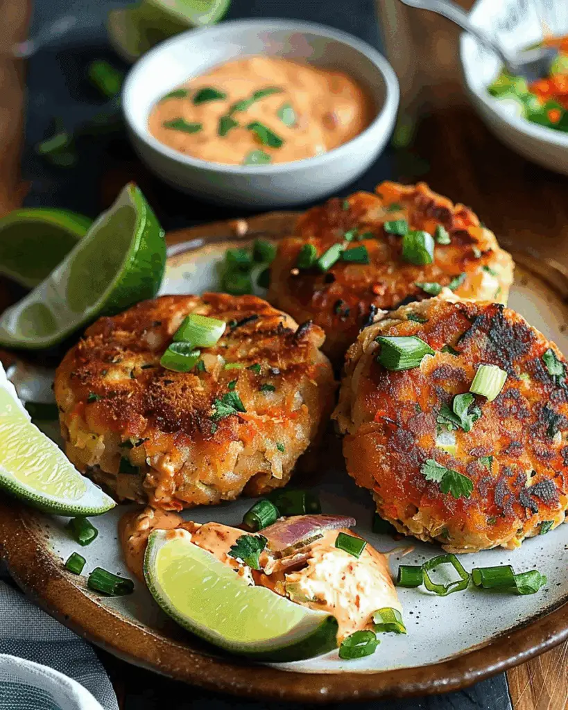 Asian Tuna Cakes with Spicy Mayo Recipe