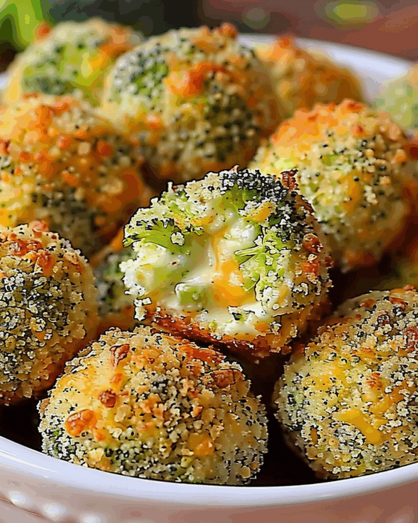 Baked Broccoli Cheese Balls
