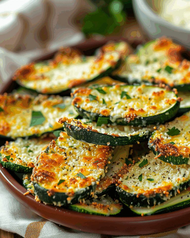Crispy Baked Parmesan Zucchini Recipe