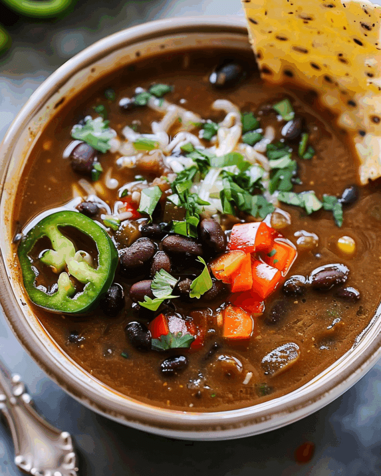 Easy Instant Pot Black Bean Soup Recipe