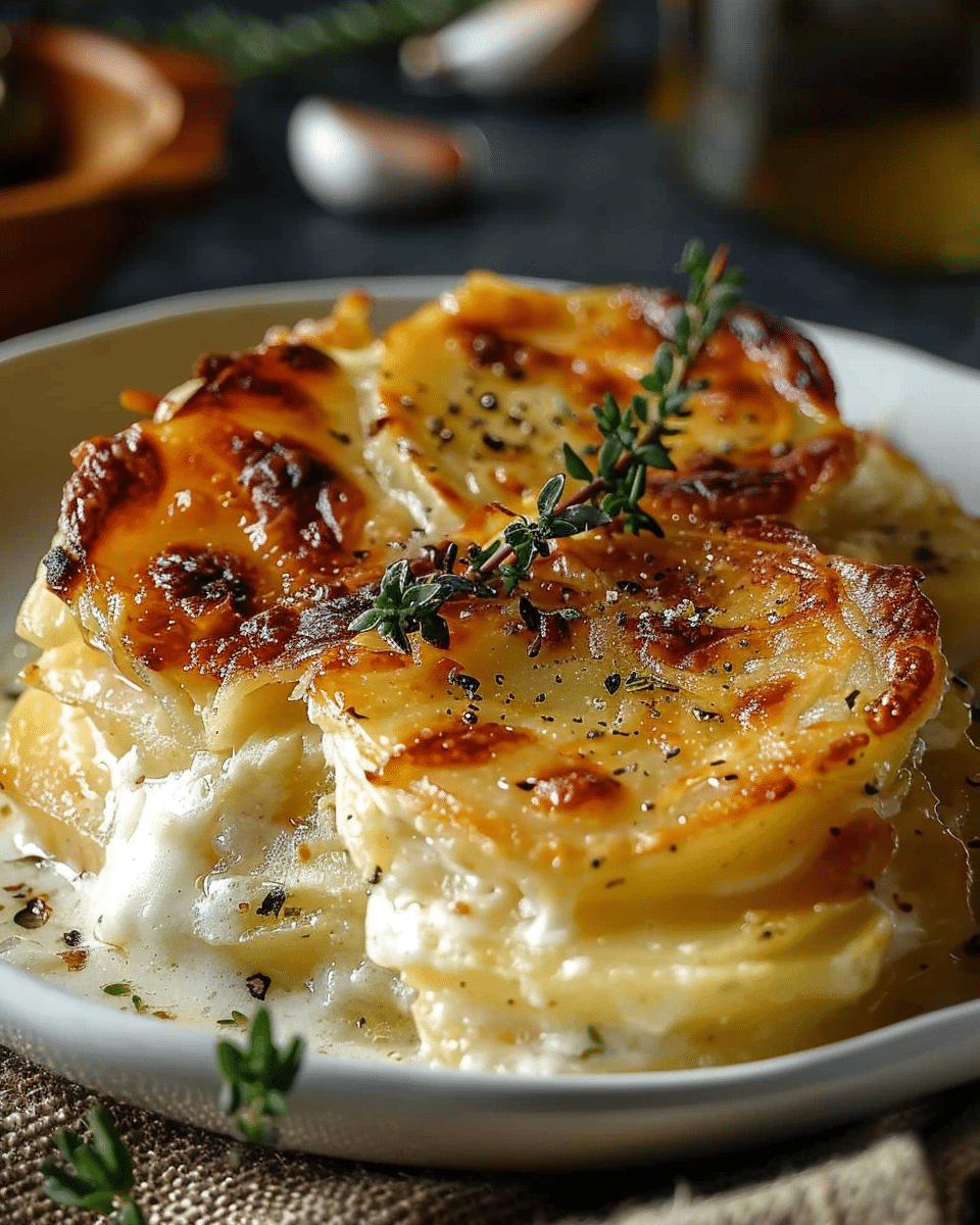 Garlic Scalloped Potatoes