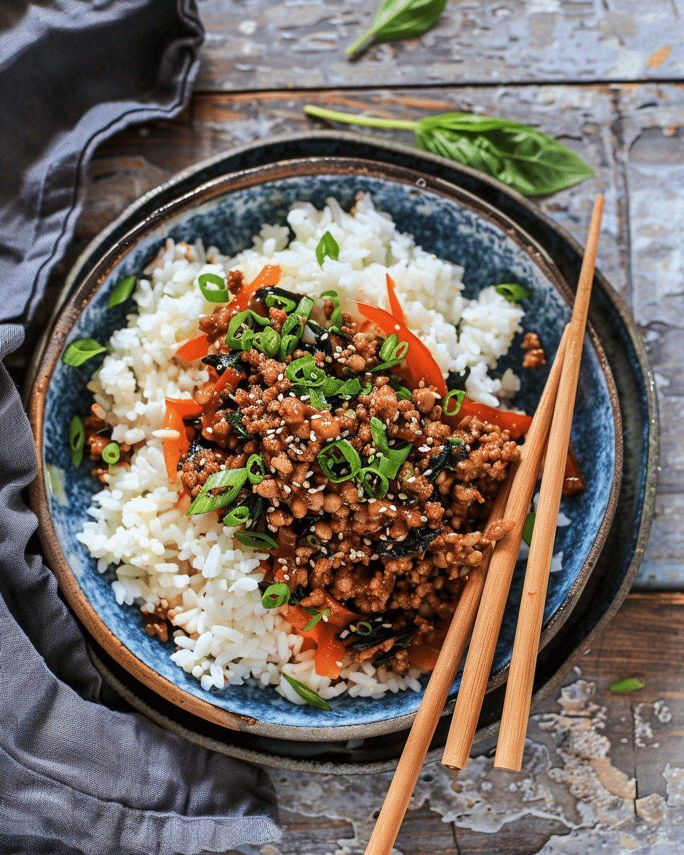 Ground Turkey Recipe (Korean-Style)