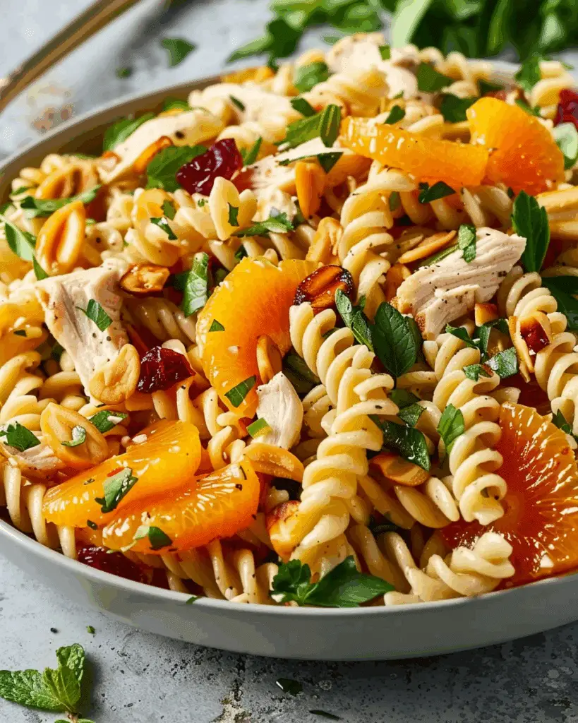 Mandarin Chicken Pasta Salad