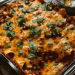 One-Pan Ground Beef Enchilada Casserole Recipe