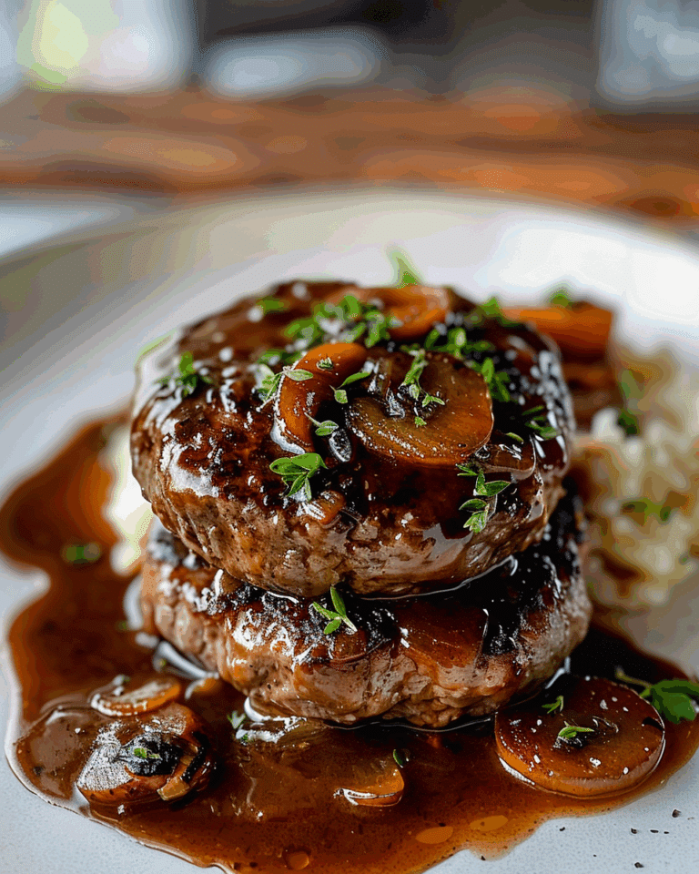 Salisbury Steak with Homemade Gravy