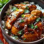 Savory Crock Pot Bourbon Chicken