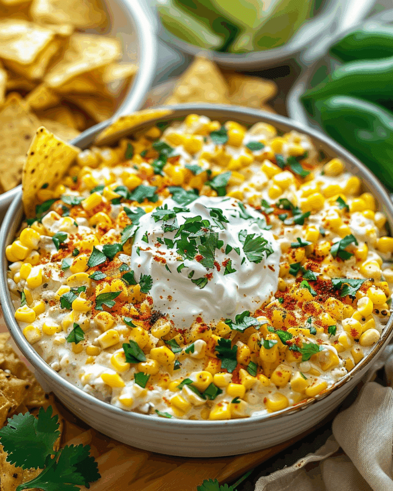 Creamy Mexican Street Corn Dip