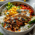 Easy Street Corn Chicken Rice Bowl
