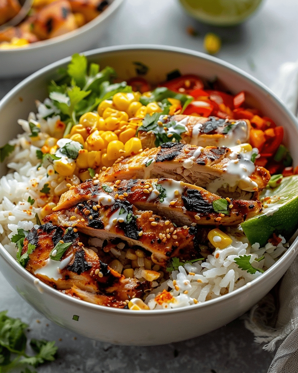 Easy Street Corn Chicken Rice Bowl