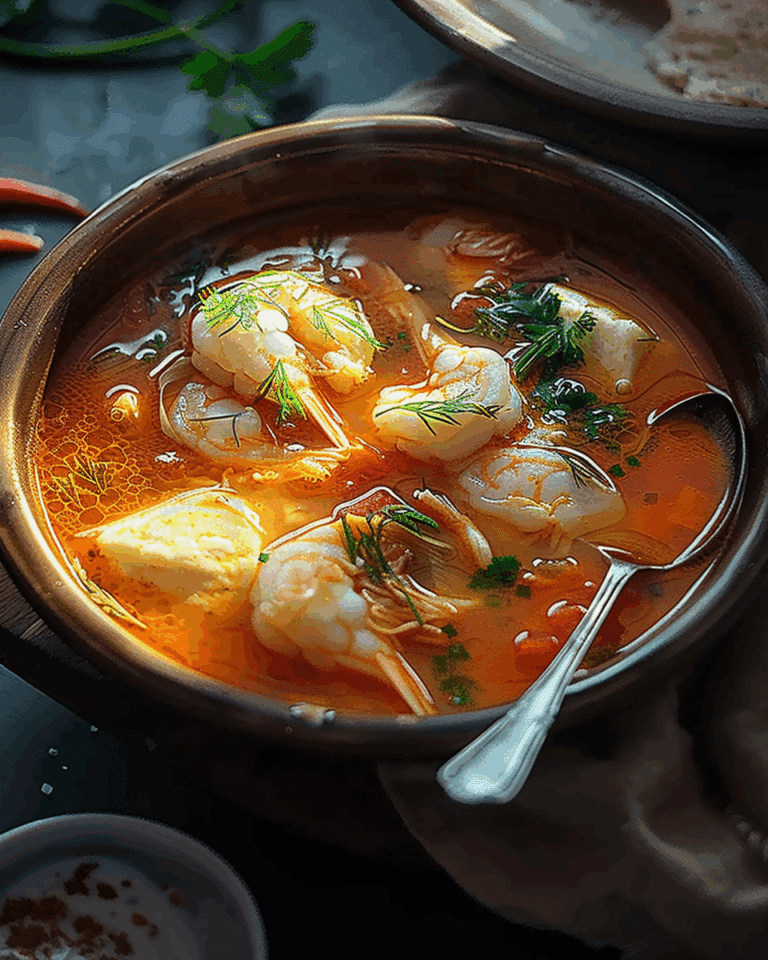 Flavorful Fisherman Soup with Seafood and Rich Broth