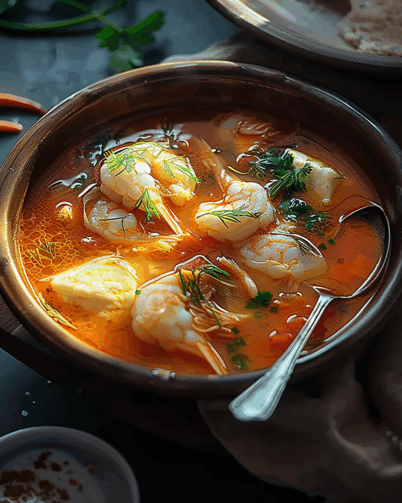 Flavorful Fisherman Soup with Seafood and Rich Broth