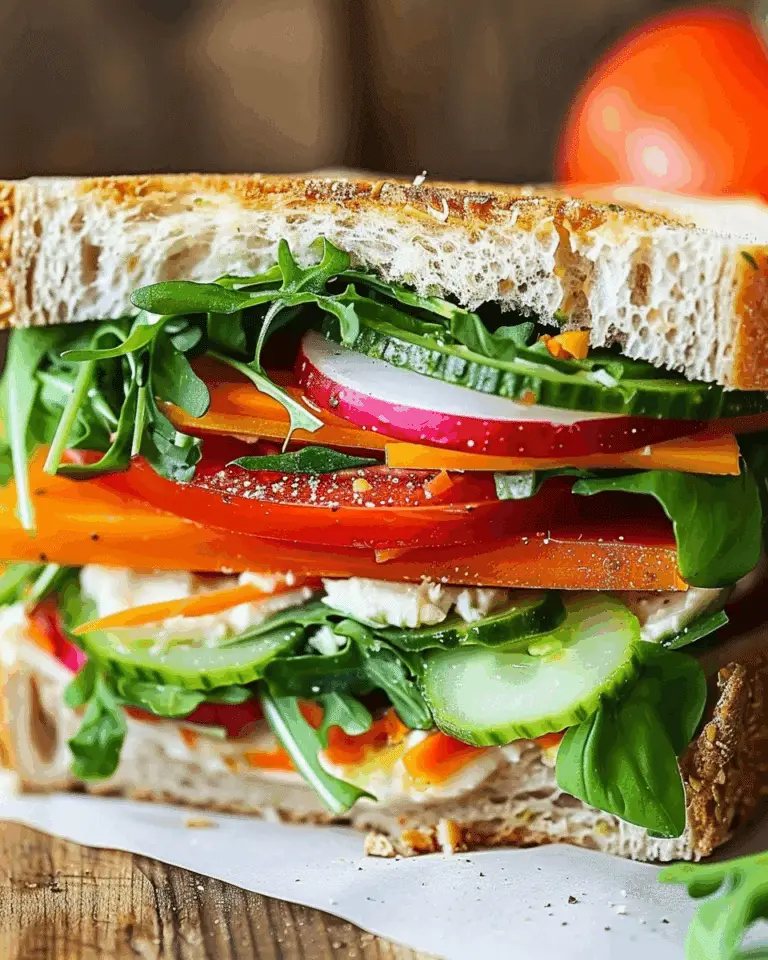 Garden Fresh Veggie Sandwich