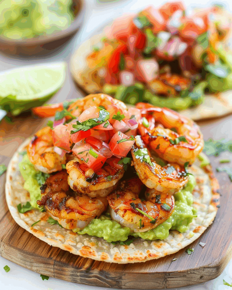 Shrimp Tostadas Summer