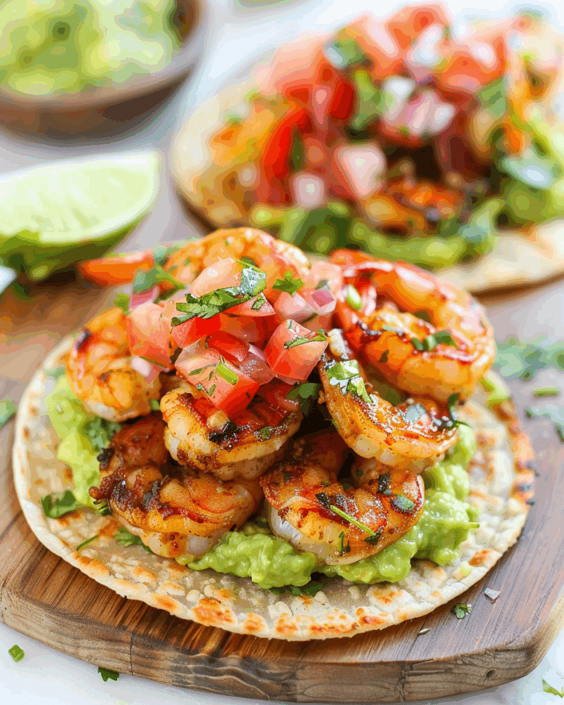 Shrimp Tostadas Summer