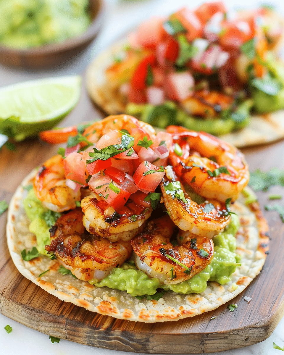 Shrimp Tostadas Summer