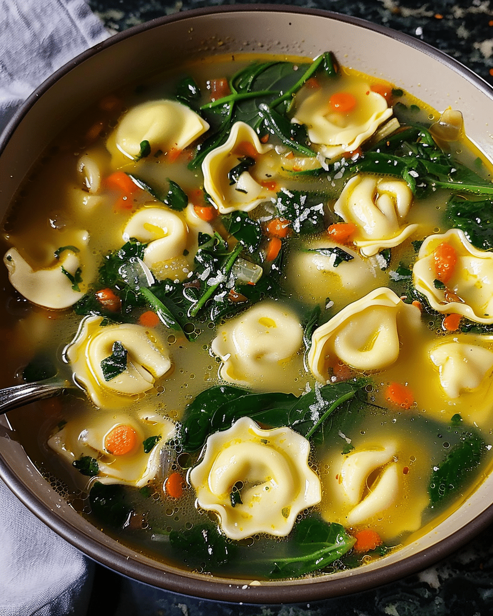 Spinach Tortellini Soup