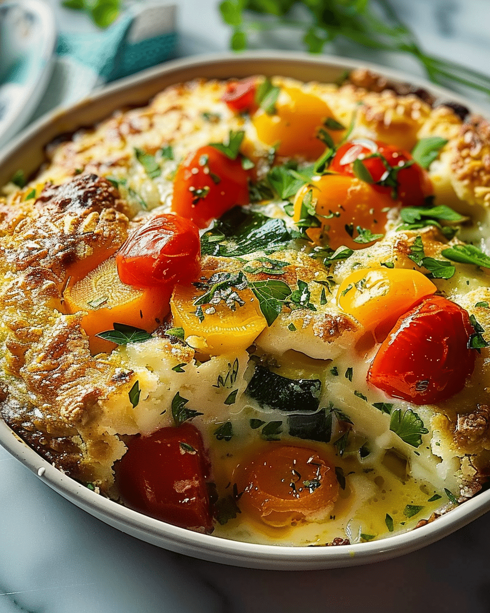 Summer Vegetable Cobbler