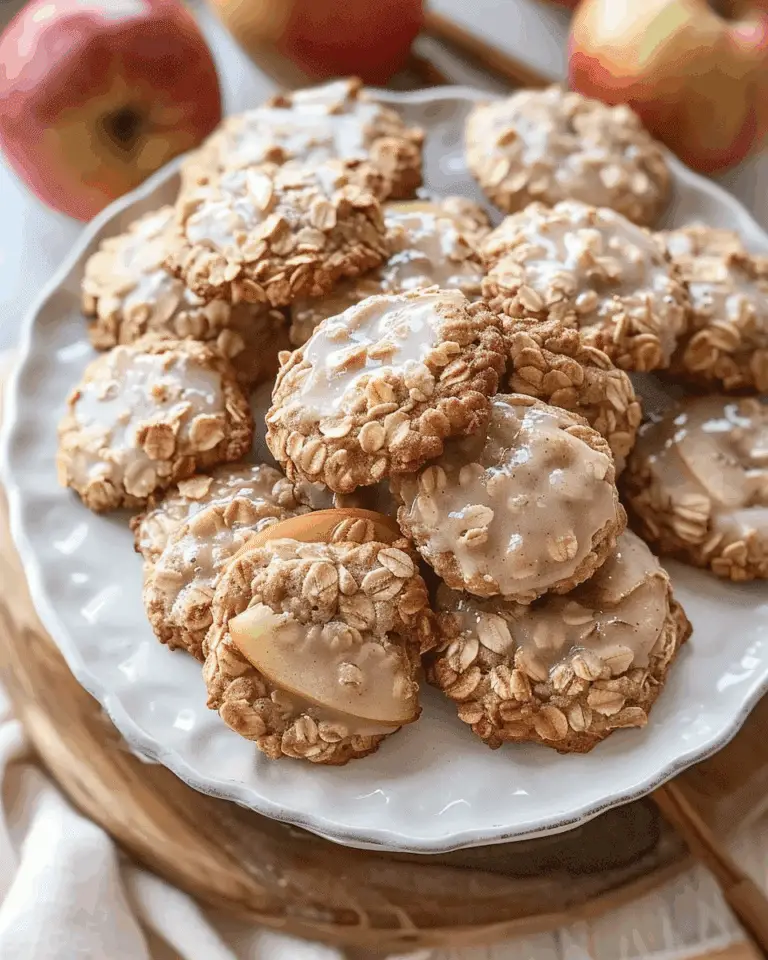 Cozy Apple Cinnamon Oatmeal Cookies