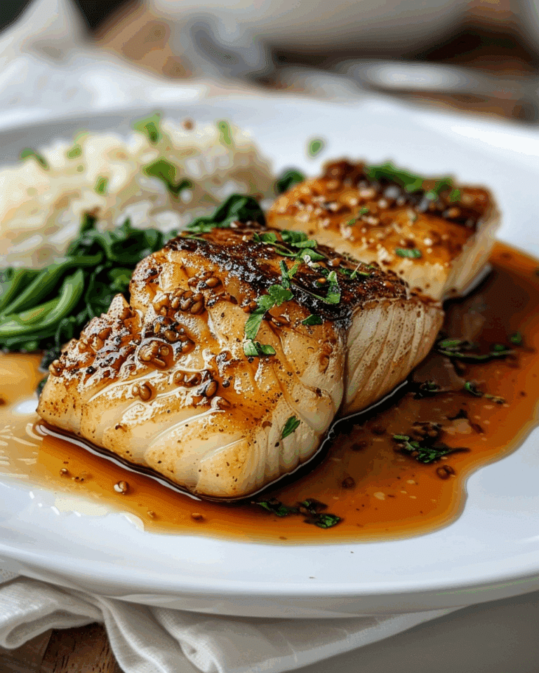 Ginger Soy Glazed Cod