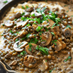 Lentil Mushroom Stroganoff