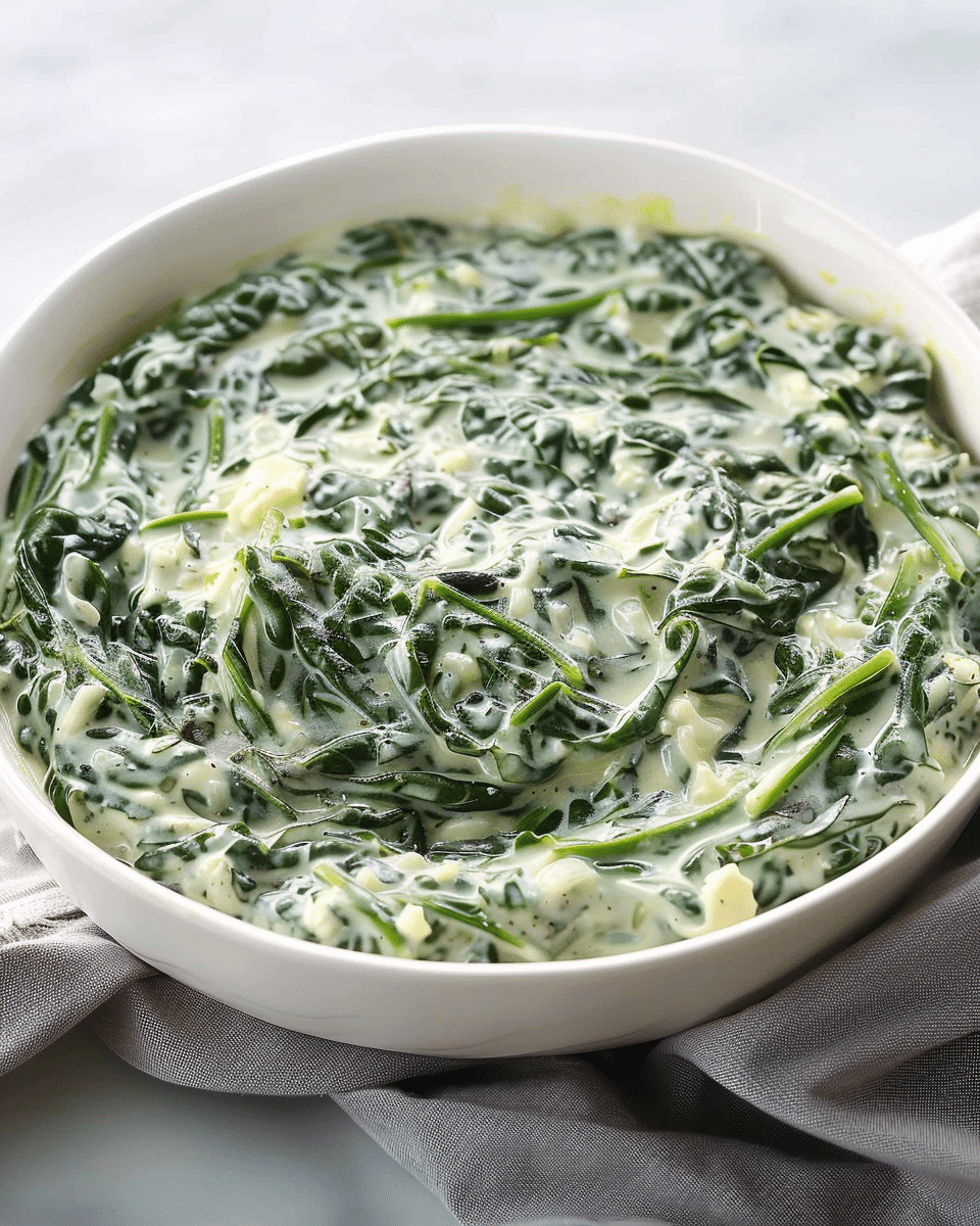 Morton's Steakhouse Creamed Spinach Recipe