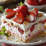 No-Bake Strawberry Lasagna