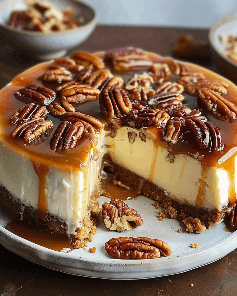 Pecan Caramel Cheesecake Recipe