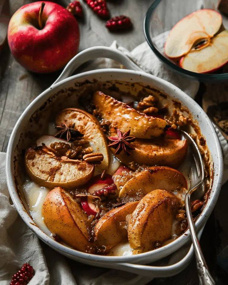 Spiced Baked Fruit (Apples & Pears)