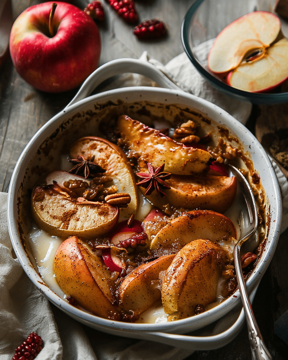 Spiced Baked Fruit (Apples & Pears)