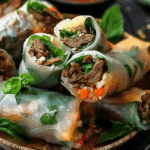 Thai Basil Beef Rolls Recipe