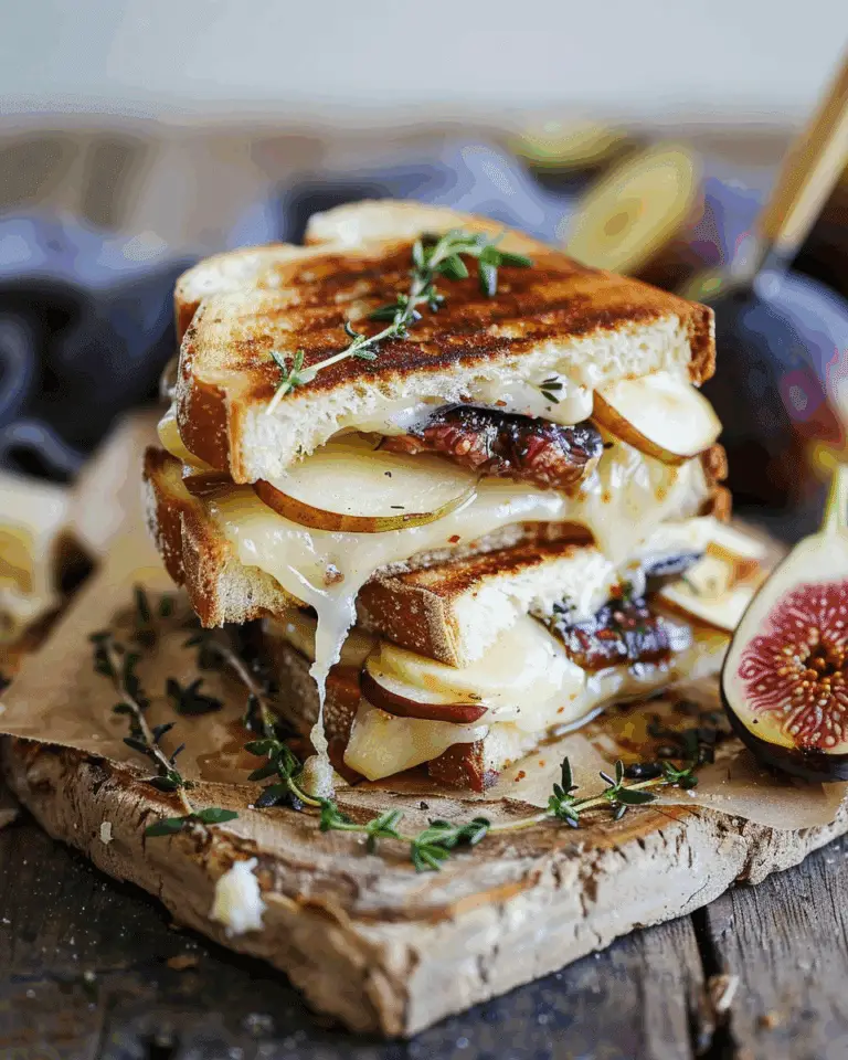 Brie Fig and Apple Grilled Cheese Recipe