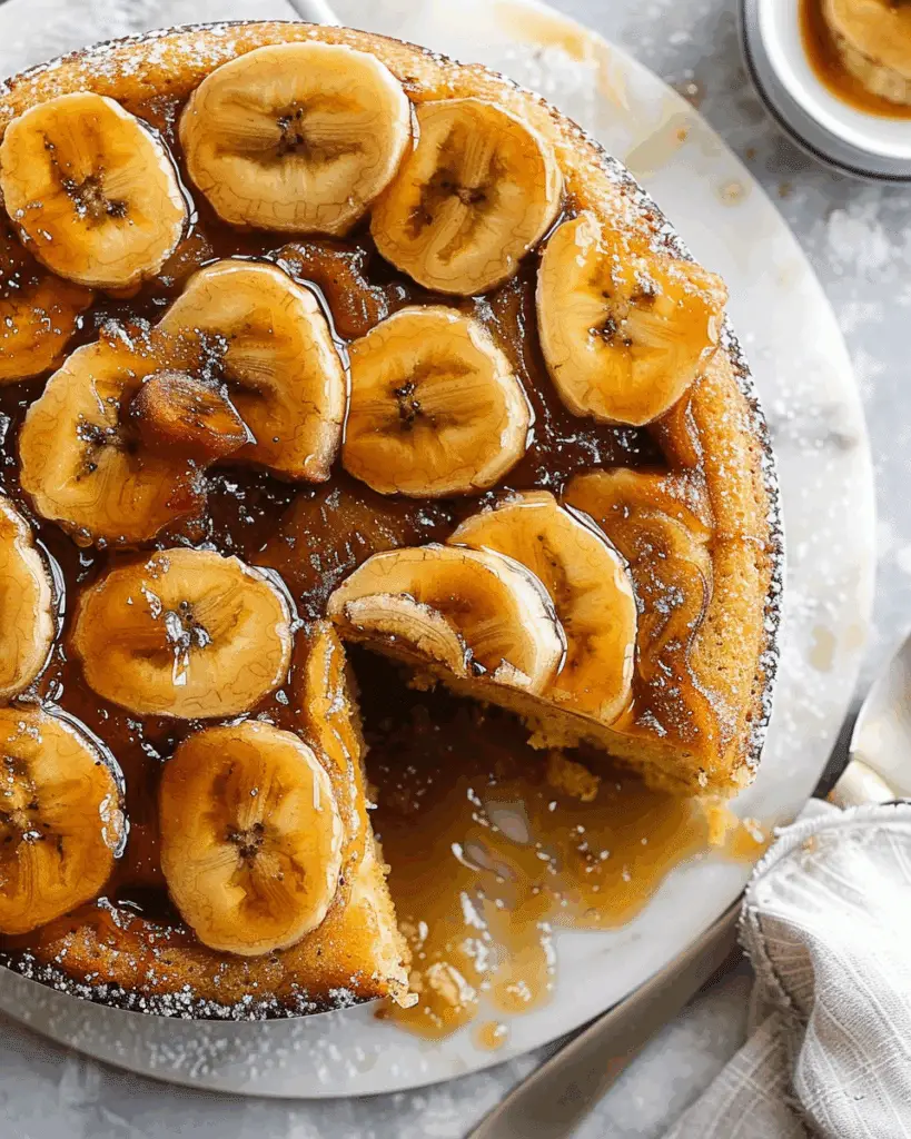 Caramelized Banana Upside-Down Cake Recipe