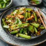 Celery Stir Fry with Fermented Black Beans