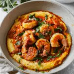Harissa Shrimp & Polenta