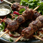 Lamb Koftas with Yogurt Dressing