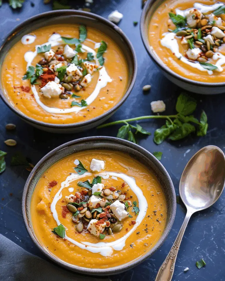 Moroccan Butternut Squash and Goat Cheese Soup