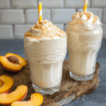 Peaches and Cream Protein Milkshake