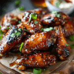 Smoky Hot Honey Barbecue Chicken Wings