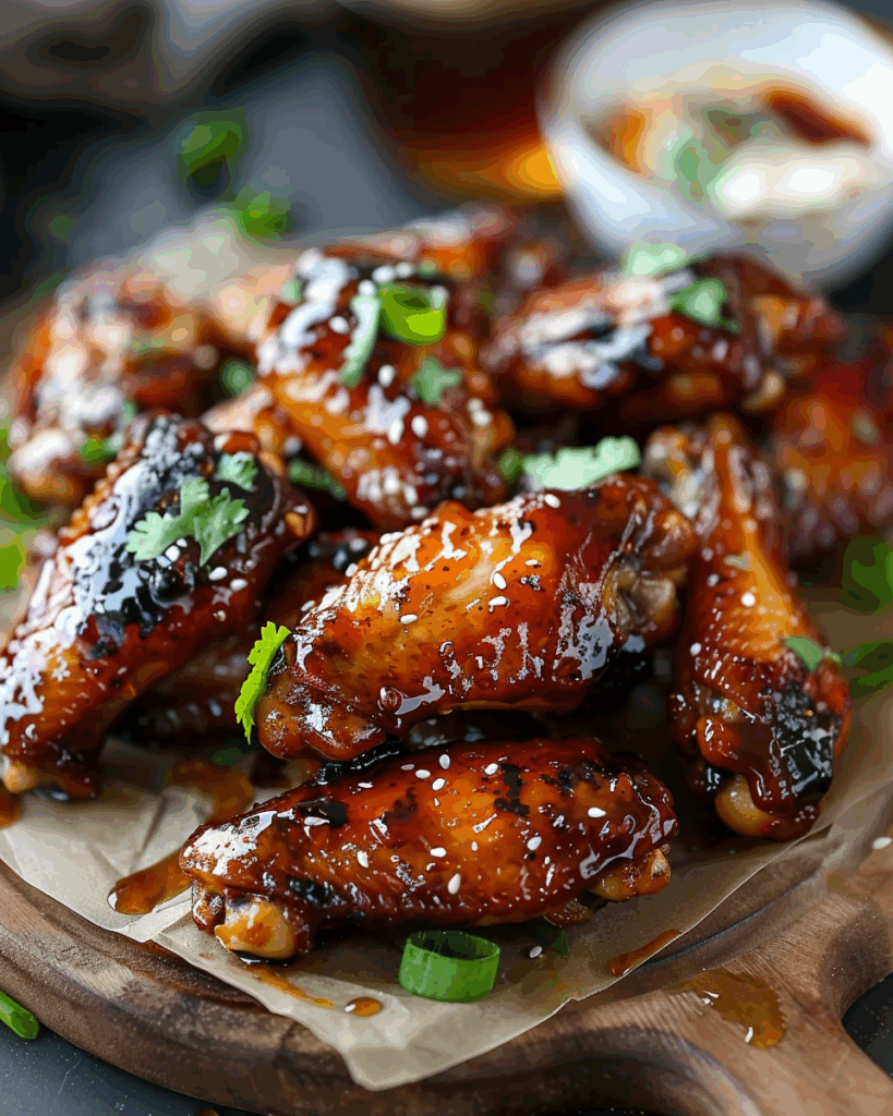 Smoky Hot Honey Barbecue Chicken Wings