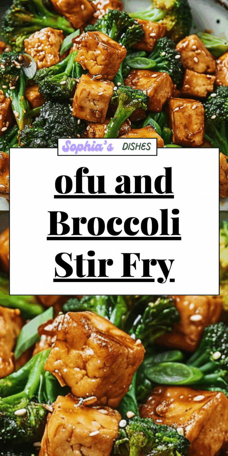 Easy Tofu and Broccoli Stir Fry 