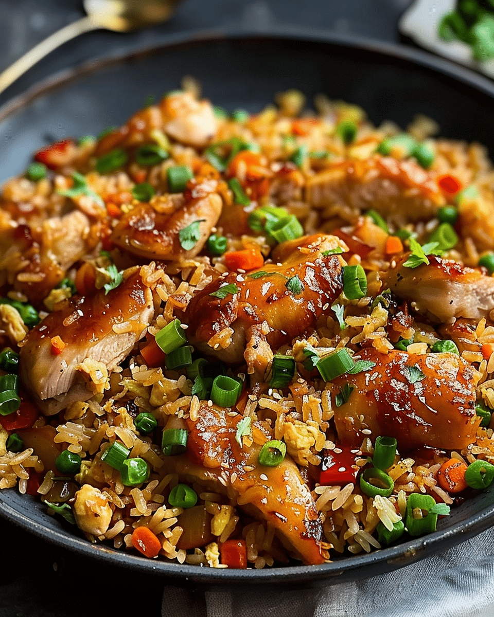 Bang Bang Chicken Fried Rice